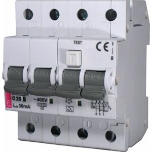 Chránič prúdový s nadprúdovou ochranou KZS-4M 3p AC C32/0,03 10kA (ETI)