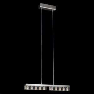 Svietidlo EDGAR/P8205-10A-F5AE/10xG4/10W,NS,mat.: NICKEL SATIN (LUXERA)