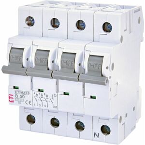 Istič 3-pólový+N B/50A 6kA Rada:ETIMAT6 (ETI)
