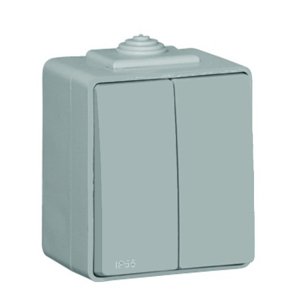 Prepínač sériový (5) 16A/250V IP65 sivá LOGUS90 Waterproof 48 (EFAPEL)