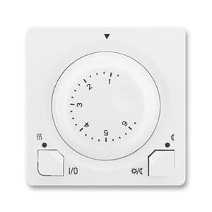 Termostat duálny otocný - jednotka ovl. biela Swing-L (ABB)