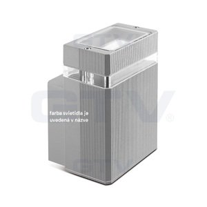 Svietidlo GU10 50W, IP54, Al-čierna, VS-F, 105x105x115, NESSA (GTV)