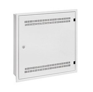 Rozvádzač 550x550x150mm dvere plech SOHO LC-18 zapust. s lištami 2U, 4U RAL9010 (SOLARIX)