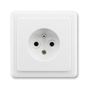 Zásuvka 2P+T/16A/250V (SS) biela Classic (ABB)
