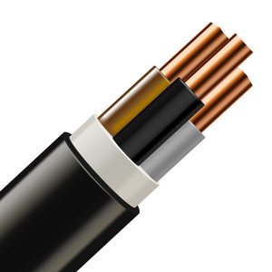 Kábel CYKY-O 3x1,5 v KRUHU