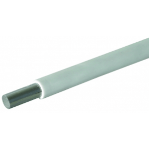 Drôt izolovaný čierny/biely D=8mm/11, cena za 1 kg, mat. AlMgSi, 1kg=cca 5m