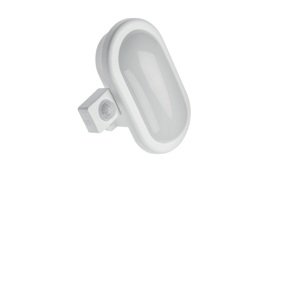 Svietidlo LED 6W, 4000K,400lm, IP54,120°, PIR, ABS/PC-biela, VS-F, 171x70mm, DELTA (GTV)