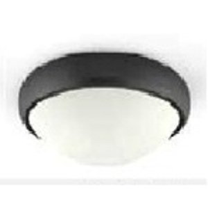 Stropné LED svietidlo oválne 12W, 3000K, 840lm, IP54, čierne VT-8010 (V-TAC)
