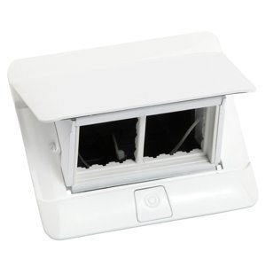 Škatuľa pop-up 4M prázdna IP30/IP40 biela +KIT do nábytku (Legrand)