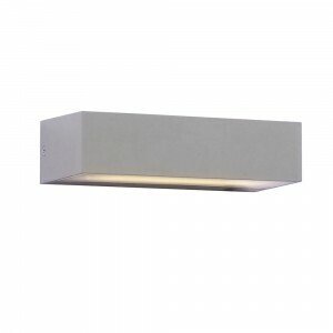 Nástenné LED svietidlo Soft M 9W, 4200K, 400lm, IP65, sivé VT-8056 (V-TAC)
