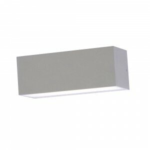 Nástenné LED svietidlo Soft L 12W, 4200K, 600lm, IP65, sivé VT-8057 (V-TAC)