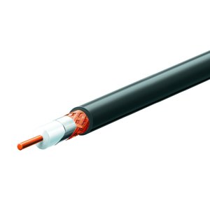 Kábel koaxiál RG 6-32/BK čierny (SOMOGYI)