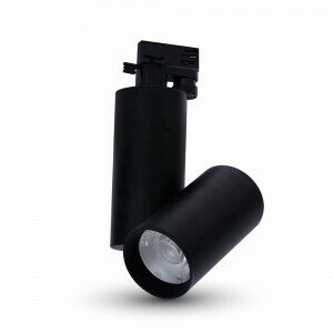 Bodové LED lištové svietidlo 4CORE 30W, 6000K, 2700lm, čierne VT-4635 (V-TAC)