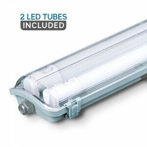 Lineárne LED trubicové svietidlo IP65 36W, 4000K, 3400lm, 120cm, sivé VT-12023 (V-TAC)