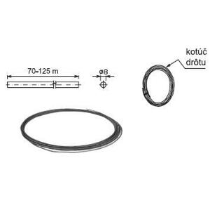Drôt uzemňovací D=8mm, cena za 1 kg, mat. AlMgSi - Rd8, 1kg=cca7,4m, 20kg=cca 148 m (DEHN)
