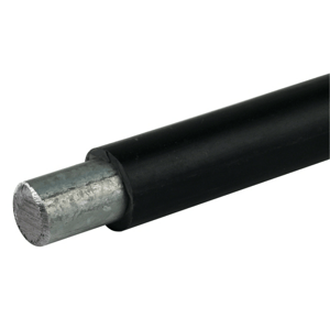 Drôt uzemňovací D=10mm, cena za 1kg, mat. Fe-Zn izolovaný PVC plášť D=13mm 1kg= 1,47m