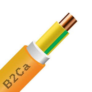 Vodič 1-CXKH-R-J 1x35 RE B2ca-s1,d0,a1 nehorľavý zelenožltý
