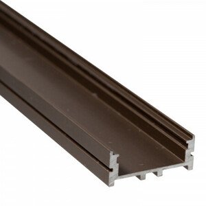 Profil LED Al, 30x12mm BC01 bronzový (58)