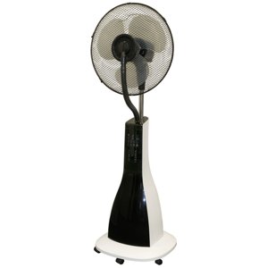 Stojanový ventilátor s parou a diaľkovým ovládačom 80W (40cm) biely (SOMOGYI)