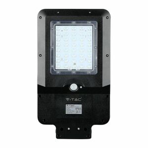 Pouličné LED svietidlo solárne 15W, 6000K, 1600lm, čierne ST-15 (V-TAC)