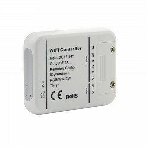 Ovládač pre LED pásiky WiFi 12/24V 144W pre RGBW VT-5009 (V-TAC)