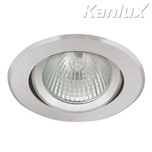 Svietidlo GU10 50W, IP20, hliník, BOp-Z, O82x115, TESON AL-DTO50 (Kanlux)