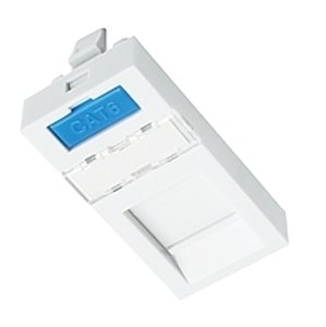 Modul French style 22,5x45mm pre 1 keys priamy SXF-M-1-22,5-WH-P(SOLARIX)