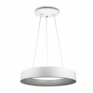 Závesné LED svietidlo okrúhle 30W, 3000K, 2250lm, stmievateľné, biele VT-32-1D (V-TAC)