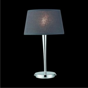 Svietidlo COMBO/TL5927/1 1xE27/60W, GRAY, TABLE,mat.: GRAY/chrómE (LUXERA)