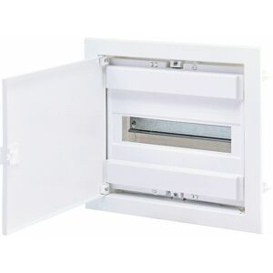 Rozvádzač zapustený bytový 14M IP40 kov.dvierka biela 274x306x87mm ECG14 (ETI)