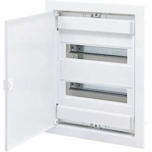Rozvádzač zapustený bytový 28M IP40 kov.dvierka biela 399x306x87mm ECG28s (ETI)