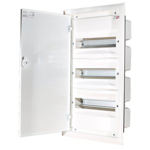 Rozvádzač zapustený bytový 36M IP20/IP30 kov.dvierka 548x288x120mm ERP12-3 (ETI)