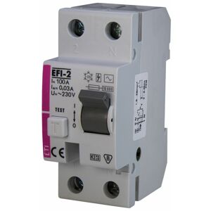 Chránič prúdový EFI-2 2p AC 100/0,03 10kA (ETI)