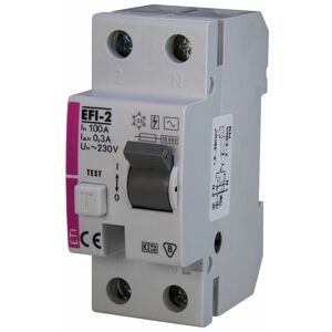 Chránič prúdový EFI-2 2p AC 100/0,3 10kA (ETI)