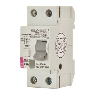 Chránič prúdový EFI-2 2p A G/KV 40/0,03A 10kA (ETI)