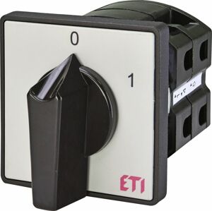 Vačkový spínač 3-pólový 40A "0-1", CS 40 10 U (ETI)