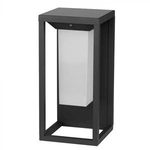 Nástenné LED solárne svietidlo IP65 PRO 2W, 3000K, 5lm, sivé, VT-77 (V-TAC)