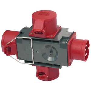 Rozbočka 3x16A 400V / 5P IP44 (Brennenstuhl)