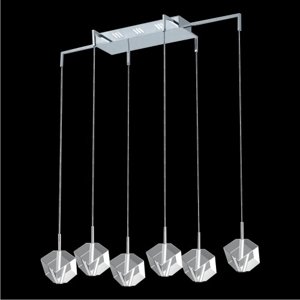 Svietidlo RUBICON/MP99153-6/6xG4/20W,chrómE,mat.: chrómE (LUXERA)