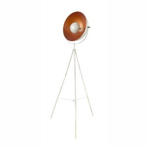 Svietidlo stojanové SANDRA 1xE27, max. 60W 630x1600 mm Biela/zlatá (Globo)