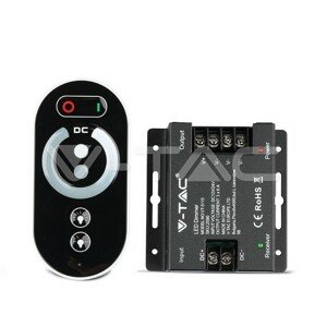Stmievač pre LED pásiky12V/24V 216W s ovládačom VT-5115 (V-TAC)