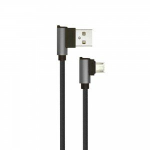 USB Kábel Diamond Series Micro USB 1m, čierny VT-5361 (V-TAC)