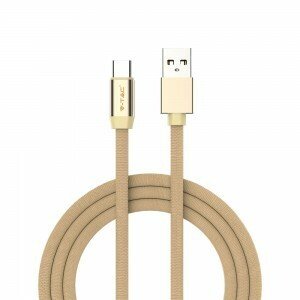 USB Kábel Ruby Series USB-C 1m, zlatý VT-5342 (V-TAC)
