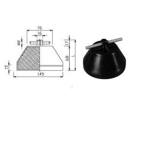 Podpera vedenia na ploché strechy plastová (PV 21) (ZIN) malá!!