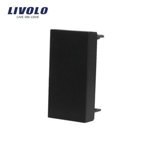 Záslepka , polmodul, čierna (LIVOLO)