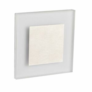 Svietidlo LED 0,8W, 6500K, 15lm, IP20, nerez, BOČ-SCH, 75x75, APUS LED P68 CW CZ (Kanlux)