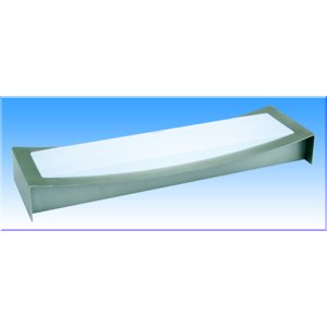 Svietidlo SIOMA 540/4000 prisadené obdĺž. int., plast. tien. s plast sivostrieb. rám (OPPL