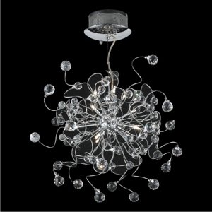 Svietidlo CRYSTAL/9176-12/, 12xG4/20W,,mat.: chrómE / ASFOUR CRYSTAL (LUXERA)