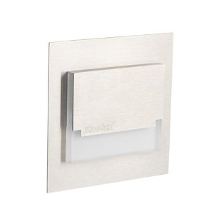 Svietidlo LED 0,8W, 3000K, 13lm, IP20, nerez, BOČ-SCH, 75x75, SABIK MINI LED WW (Kanlux)