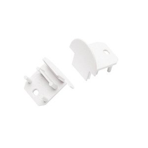 Koncovka pre profily LED Al PROFILO I, biela, STOPPER I-W (Kanlux)